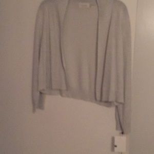 Silver knit shrug